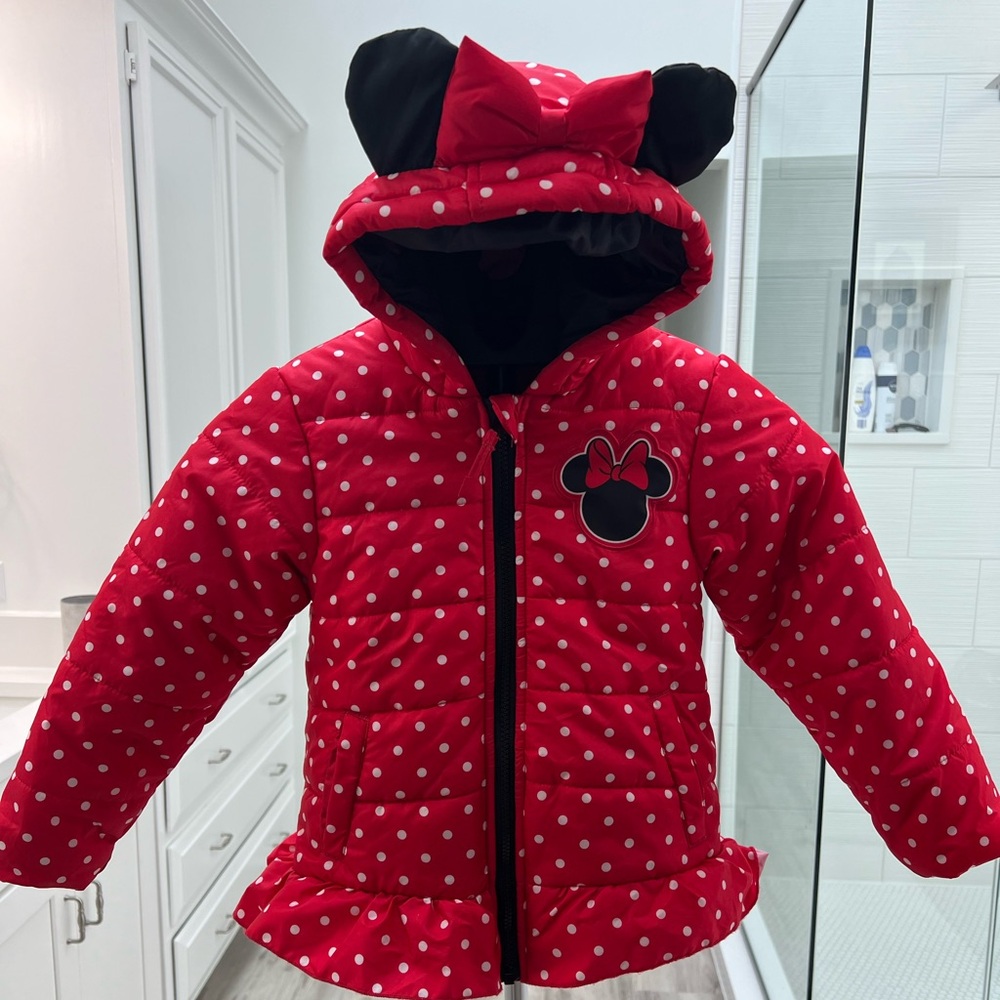 Girls Size 6 Minnie Mouse Winter coat